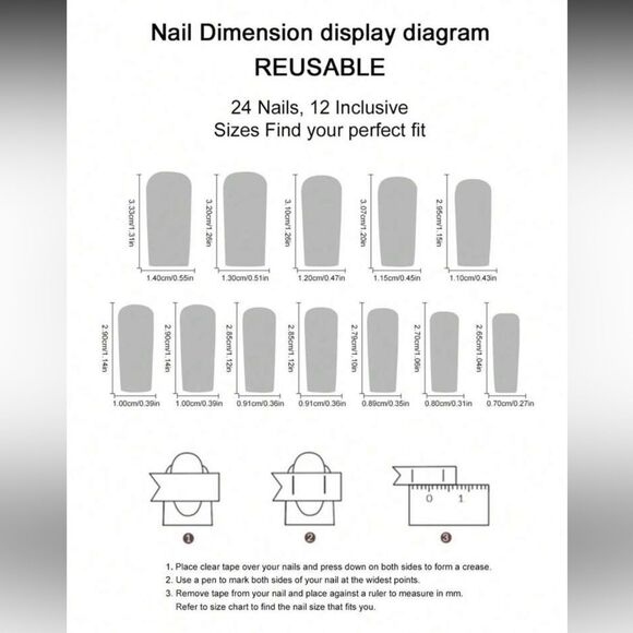 Elegant White and Pink Nail Art Set - Picture 5 of 12